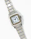 Cartier Santos Galbée Automatic 24mm Full Set Watch In Neutral