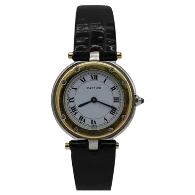 Pre-owned Cartier Santos – Ref. 8191 – Round Case – Quartz - Serviced June 26 In Multi