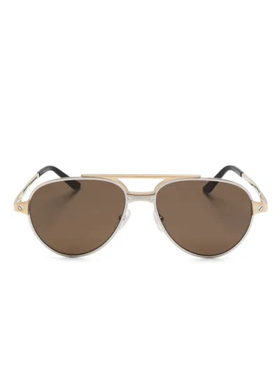 Cartier Santos Sunglasses In 金色
