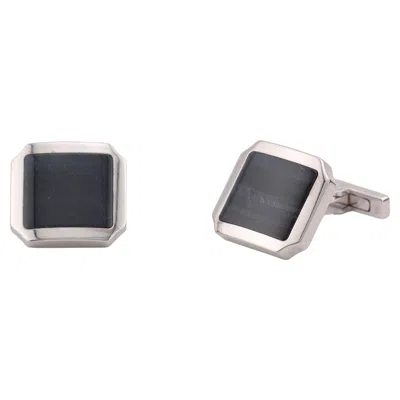 Pre-owned Cartier Santos-dumont Falcon Eye 18k White Gold Cufflinks