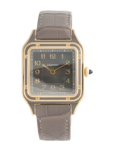 Pre-owned Cartier Santos-dumont Watch In Multi