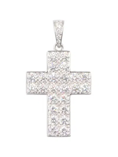 Pre-owned Cartier Secret De Boudoir Diamond Pendant In Silver