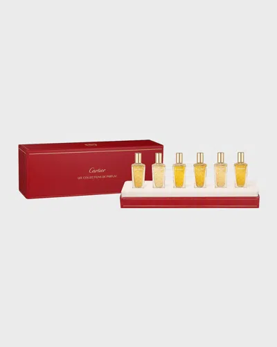 Cartier Set Heures Voyageuses Radieux, Musc, Pink, Ambre, Santal, Oud 6x0.5 In White