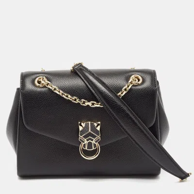 Pre-owned Cartier Shoulder Bag In Black