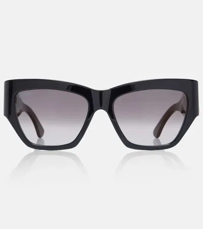 Cartier Signature C Cat-eye Sunglasses In Red
