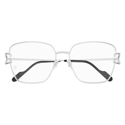 Cartier Signature C De  Demo Butterfly Ladies Eyeglasses Ct0486o 002 58