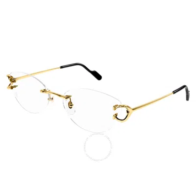 Cartier Signature C De  Demo Cat Eye Ladies Eyeglasses Ct0487o 001 57