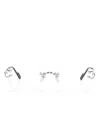 Cartier Round-frame Glasses In Silver