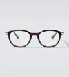 Cartier Signature C De  Round Glasses In Black