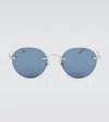 Cartier Signature C De  Round Sunglasses In Blue