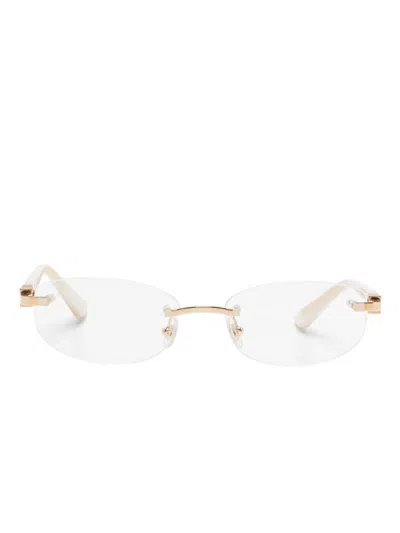Cartier Signature C De  Sunglasses In 金色