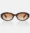 Cartier Signature C Oval Sunglasses In Brown