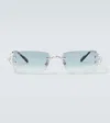 Cartier Signature C Rectangular Sunglasses