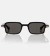 Cartier Signature C Rectangular Sunglasses In Black
