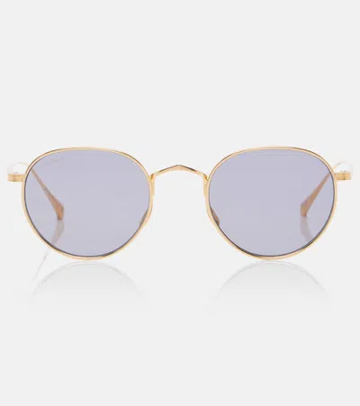 Cartier Signature C Round Sunglasses In Brown