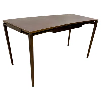 Pre-owned Cartier Signed  Rare Bronze Desk W/ Lateral Extending Shelves In Gold