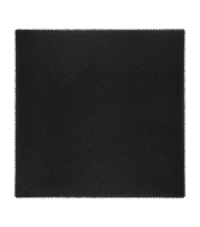 Cartier Silk C De  Shawl In Black