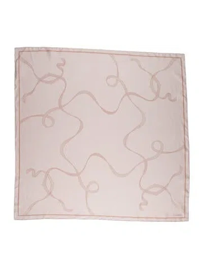Pre-owned Cartier Silk Printed Scarf In Neutrals