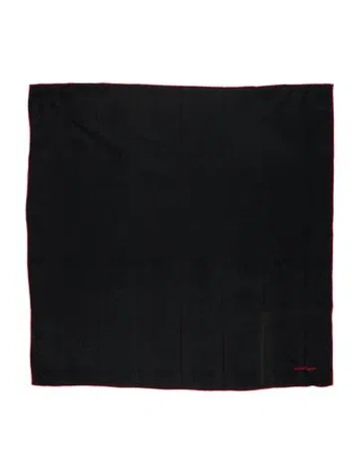 Pre-owned Cartier Silk Scarf In Black