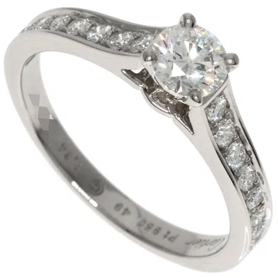 Pre-owned Cartier Silver Platinum 950 Band Ring ()