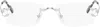 Cartier Silver 'signature C De ' Glasses