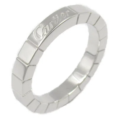Pre-owned Cartier Silver White Gold (18k) Band Ring ()