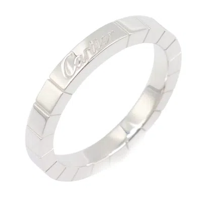 Pre-owned Cartier Silver White Gold (18k) Band Ring ()