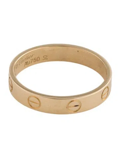 Pre-owned Cartier Small Love Band Ring In Multi