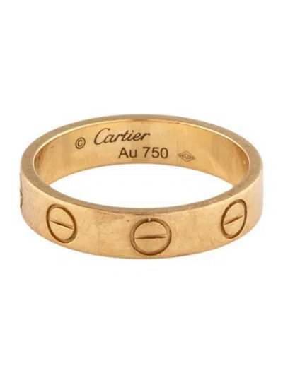 Pre-owned Cartier Small Love Ring In Multi