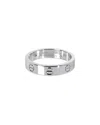 Cartier Small Model Love 18k 0.04 Ct. Tw. Diamond Ring (authentic Pre-loved) In Metallic