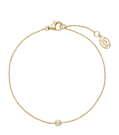 Cartier Small Yellow Gold And Diamond  D'amour Bracelet