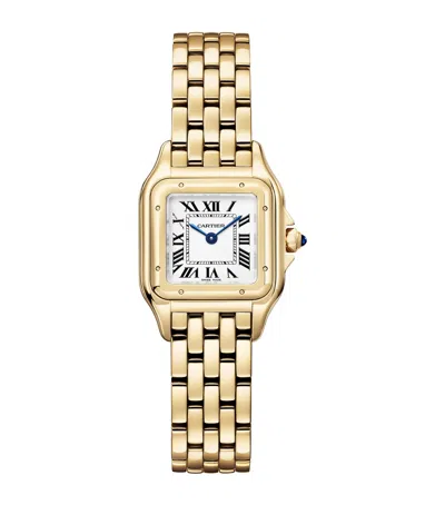 Cartier Small Yellow Gold Panthère De  Watch