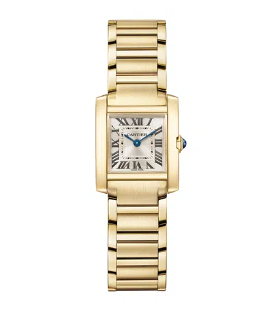 Cartier Small Yellow Gold Tank Française Watch