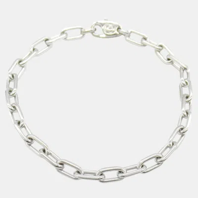 Pre-owned Cartier Spartacus Bracelet 18k White Gold White Gold Silver Metal
