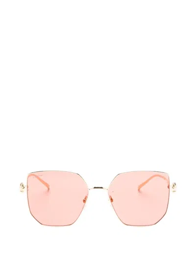Cartier Sqare-frame Sunglasses In Gold