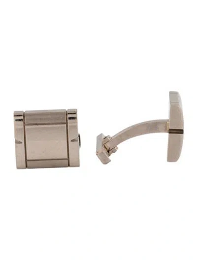 Pre-owned Cartier Square Cufflinks In Multicolor