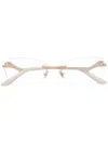 Cartier Square-frame Glasses In Gold