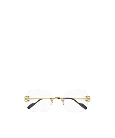 Cartier Square-frame Glasses In Nude