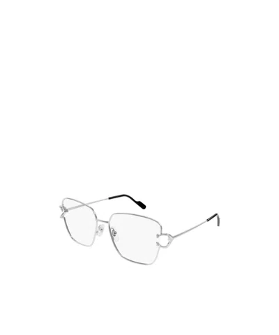 Cartier Square-frame Glasses In White