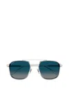 Cartier Square Frame Sunglasses In Blue