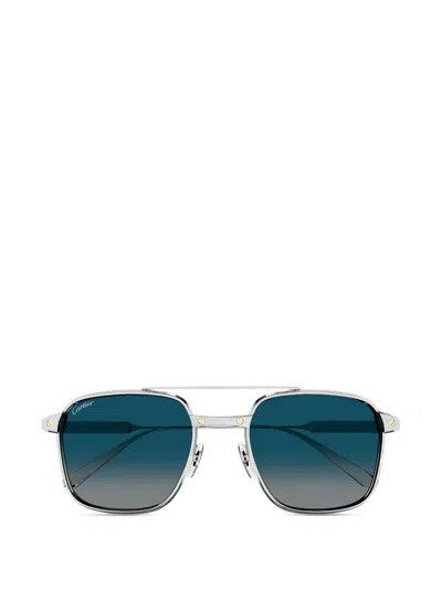 CARTIER SQUARE-FRAME SUNGLASSES
