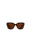 Cartier Square Frame Sunglasses In Brown