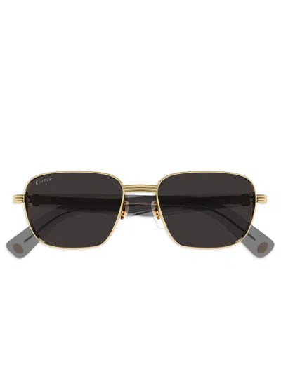 CARTIER SQUARE-FRAME SUNGLASSES