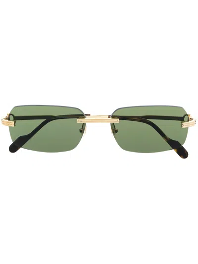 CARTIER SQUARE-FRAME SUNGLASSES