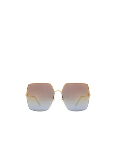 Cartier Square Frame Sunglasses In Pink