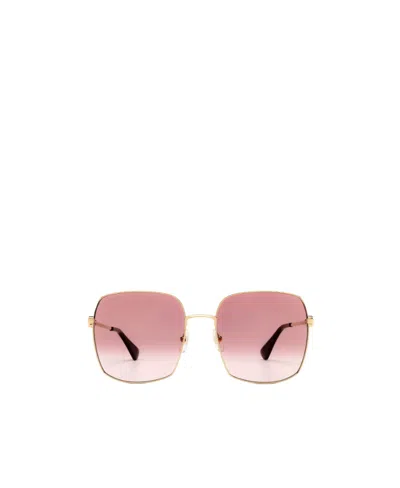 Cartier Square Frame Sunglasses In Pink