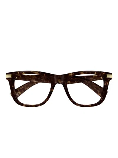 Cartier Square-frame Tortoiseshell Glasses