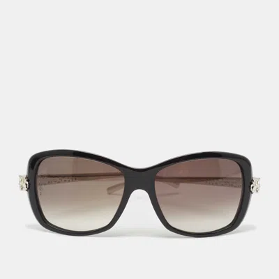 Pre-owned Cartier Square Sunglasses In Black