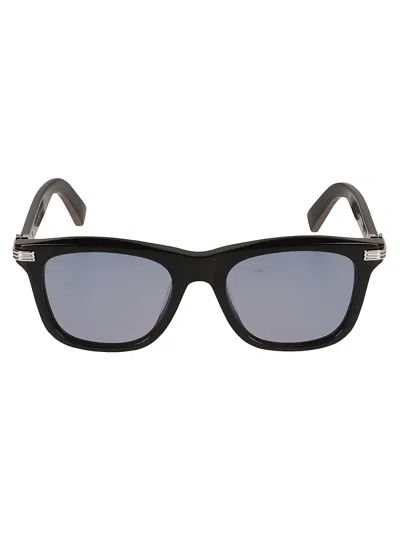 Cartier Square Sunglasses In Black/blue