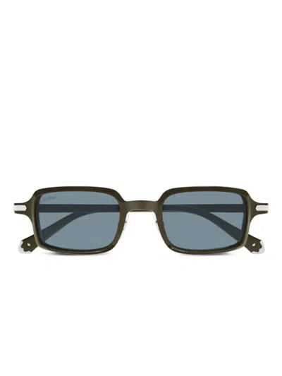 Cartier Square Sunglasses In Brown